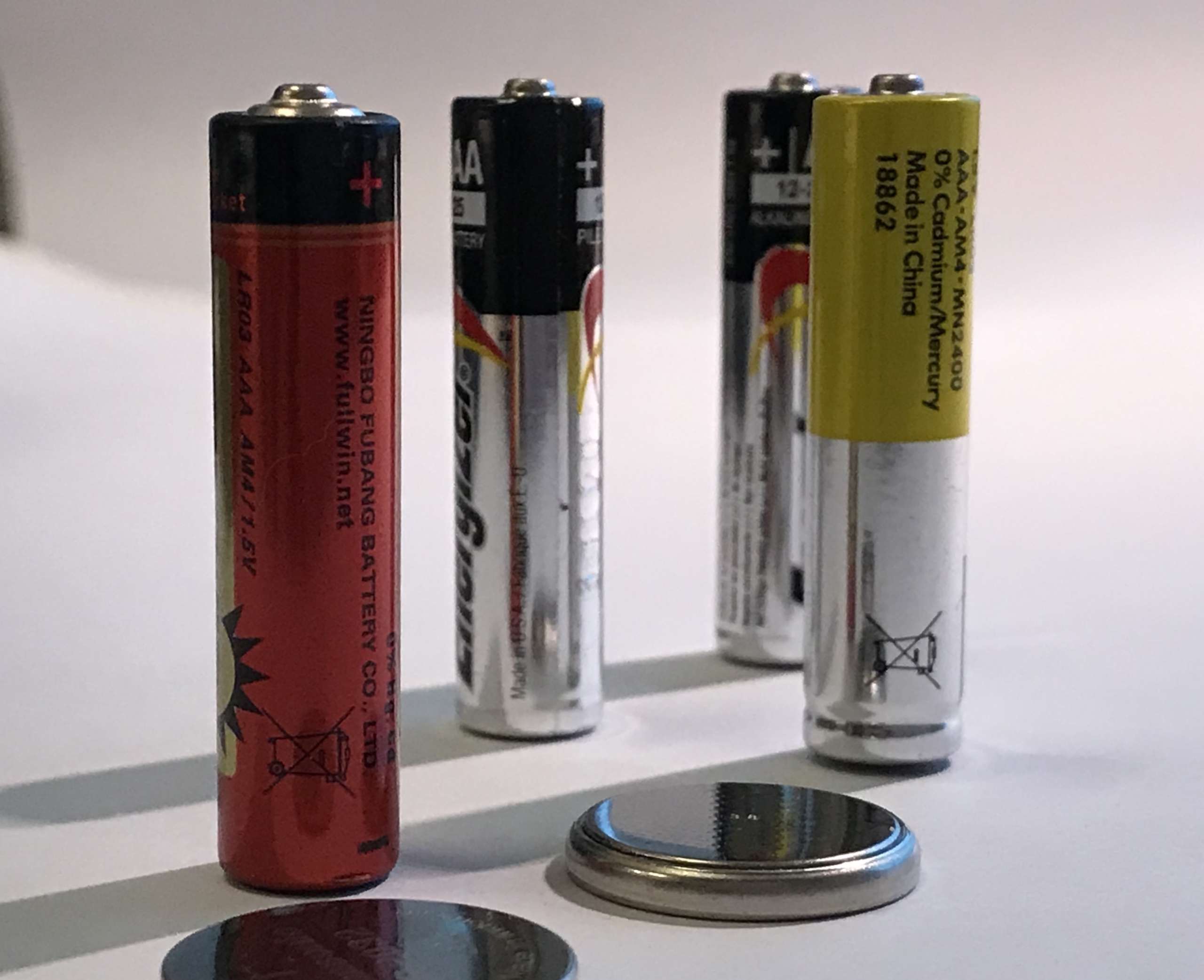 Merking av batterier